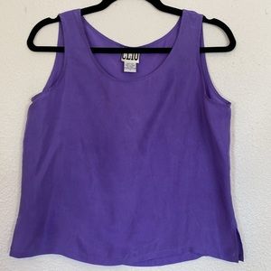 90s oversized crop‎ SILK tank